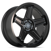 20x10.5 DF07 Satin Black - 5x115 +26ET