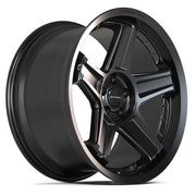 DEFIANT DF07 20x10.5 5x115 26et Satin Black Wheel SET