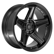DEFIANT DF07 22x10 6x139.7 Satin Black Wheels 275-50-22 Bridgestone Alenza A/S 02 Tires TPMS SET