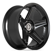 22x10 DF07 Satin Black - 6x139.7 -12ET