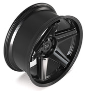 22x10 DF07 Satin Black - 6x139.7 -12ET