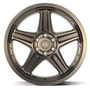 Set(4) 22x10 DF07 Satin Bronze - 6x139.7 -12ET with 285/45r22 Sailun TerraMax AT2 Tires &amp; TPMS