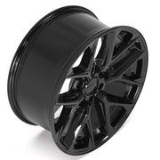 Set(4) 20x9 DF17A Gloss Black - 6x139.7 +18ET