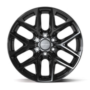 Set(4) 20x9 DF17B Gloss Black - 6x139.7 +18ET with 275/55r20 TBB TS-37 AT Tires