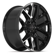 Set(4) 20x9 DF17C Gloss Black - 6x135 +18ET with 275/55r20 TBB TS-37 AT Tires