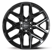 Set(4) 22x9 DF17C Gloss Black - 6x135 +18ET