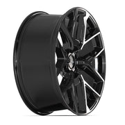 22x9 DF17C Gloss Black - 6x135 +18ET