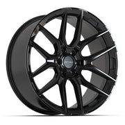 24x10 DF18A Gloss Black - 6x139.7 +24ET