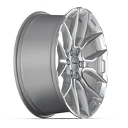 Set(4) 22x9 DF18B Gloss Silver Machined - 6x139.7 +18ET