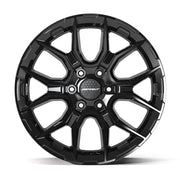 Set(4) 20x9 DF18C Gloss Black - 6x135 +18ET with 275/55r20 TBB TS-37 AT Tires