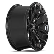 Set(4) 20x9 DF18C Gloss Black - 6x135 +18ET