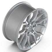 Set(4) 20x9 DF18C Gloss Silver Machined - 6x135 +18ET