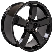 Set(4) 20x9 DG04 Gloss Black - 5x115 +20ET with 275/40r20 Sailun Atrezzo SVA2 Tires &amp; TPMS
