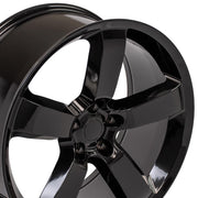 OE Wheels DG04 20x9 5x115 20et Gloss Black Wheel SET