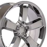 OE Wheels DG04 20x9 5x115 20et Chrome Wheel SET
