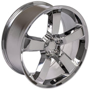 Set(4) 20x9 DG04 Chrome - 5x115 +20ET with 245/45r20 Ironman iMove GEN 2 Tires &amp; TPMS