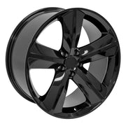OE Wheels DG05 20x9 5x115 20et Gloss Black Wheel SET