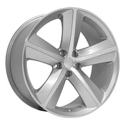 20" Replica Wheels fit Dodge Charger/Challenger - DG05 Gloss Silver Machined 20x9, Ironman Tires &amp; TPMS Set