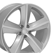 20x9 DG05 Gloss Silver Machined - 5x115 +20ET