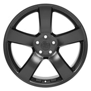 Set(4) 20x8 DG12 Satin Black - 5x115 +24ET