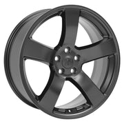 Set(4) 20x8 DG12 Satin Black - 5x115 +24ET