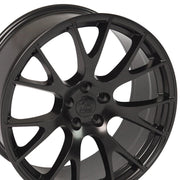 Set(4) 22x10 DG69 Satin Black - 5x139.7 +25ET with 285/45r22 Ironman iMove GEN 2 SUV Tires