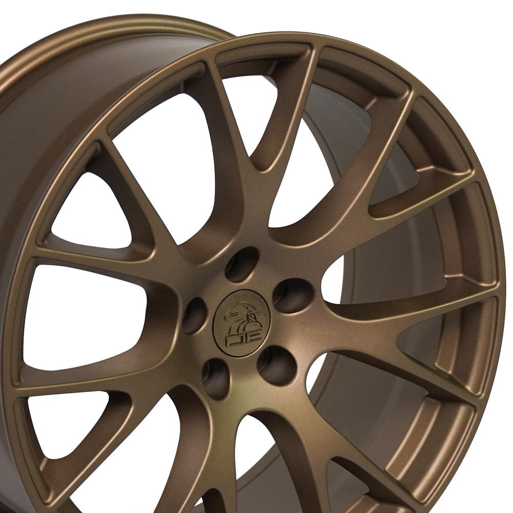 dogg Fits Dodge Wheels - DG15 Dodge Hellcat Rims - Bronze 20 inch Rims