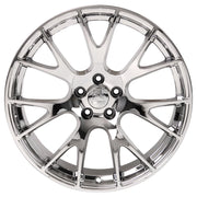Set(4) 22x10 DG69 Chrome - 5x139.7 +25ET with 285/45r22 Bridgestone Dueler Alenza HL Tires &amp; TPMS