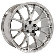 Set(4) 22x10 DG69 Chrome - 5x139.7 +25ET with 285/45r22 Sailun TerraMax AT2 Tires &amp; TPMS