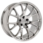 Set(4) 22x10 DG69 Chrome - 5x139.7 +25ET with 285/45r22 Goodyear Eagle Sport Tires &amp; TPMS