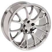 OE Wheels DG15 20x9 5x115 18et Chrome Wheel SET