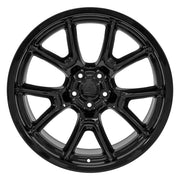 Set(4) 20x9 DG21 Gloss Black - 5x115 +18ET with 245/45r20 Ironman iMove GEN 2 Tires &amp; TPMS