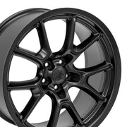 Set(4) 20x9 &amp; 20x11 DG21 Satin Black - 5x115 +18ET