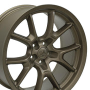 OE Wheels DG21 20x9 5x115 18et Satin Bronze Wheel SET