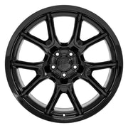 OE Wheels DG21 20x10 5x115 18et Gloss Black Wheel SET