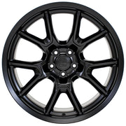 OE Wheels DG21 20x9 / 20x10 5x115 Satin Black Staggered Wheel SET