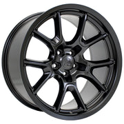 Set(4) 20x9 &amp; 20x10 DG21 Satin Black - 5x115 +18ET