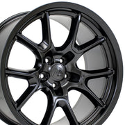 Set(4) 20x10 DG21 Satin Black - 5x115 +18ET