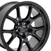 OE Wheels DG21 20x11 / 20x10 5x115 Satin Black Staggered Wheel SET