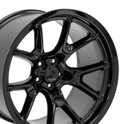 OE Wheels DG21 20x9 / 20x11 5x115 Gloss Black Staggered Wheel SET