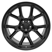 Set(4) 20x9 &amp; 20x10 DG21 Satin Black - 5x115 +18ET