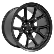 Set(4) 20x11 DG21 Satin Black - 5x115 -2.5ET