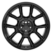 OE Wheels DG21 22x9.5 5x127 29et Gloss Black Wheel SET