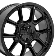 OE Wheels DG21 22x9.5 5x127 29et Gloss Black Wheel SET