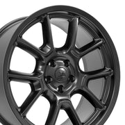 22x9.5 DG21 Satin Black - 5x127 +29ET