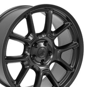 22x9.5 DG21 Satin Black - 5x127 +29ET
