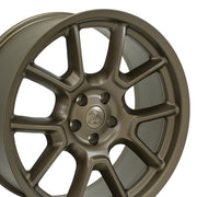 Set(4) 22x9.5 DG21 Satin Bronze - 5x127 +29ET