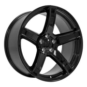 Set(4) 20x9.5 &amp; 20x10.5 DG22 Gloss Black - 5x115 +18ET