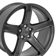 Set(4) 20x9.5 DG22 Satin Gunmetal - 5x115 +18ET