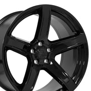 Set(4) 20x10.5 DG22 Gloss Black - 5x115 +25ET